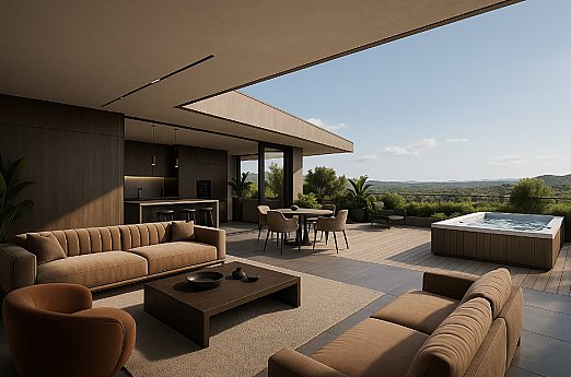 Spacious Penthouse