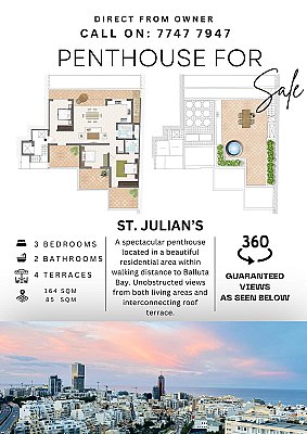 Penthouse with 360 Views
