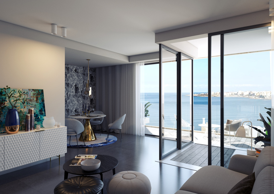 2-bedroom penthouse for sale in Xemxija - photo 3 of 5