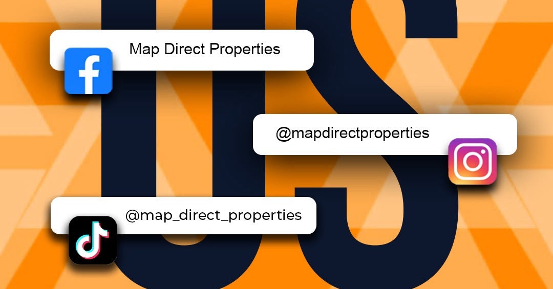 Follow Map Direct Properties on Social Media for Daily Updates and Promotions
