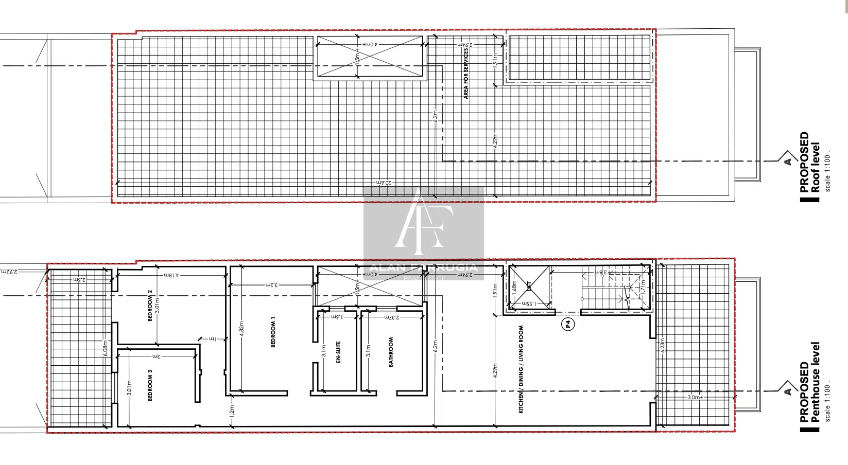 3-bedroom penthouse for sale in Mosta - photo 1