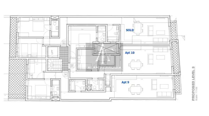 2-bedroom penthouse for sale in Paola - photo 3 of 3