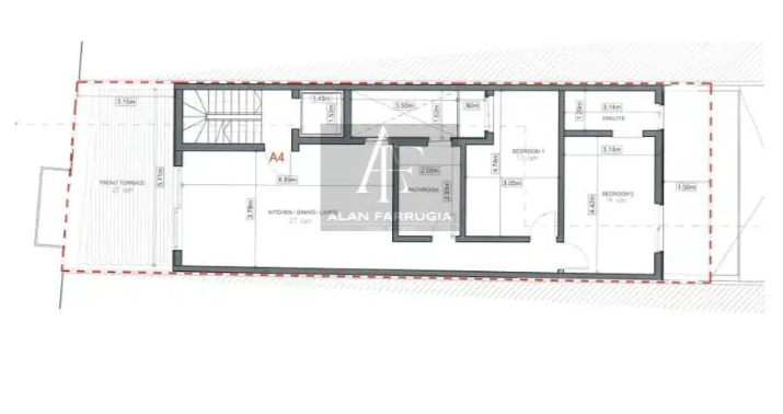 2-bedroom penthouse for sale in Ħamrun - photo 1